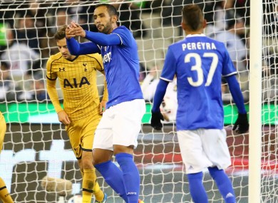 Benatia celebrates his goal.