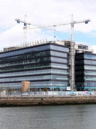 The Central Bank is preparing to move its headquarters to the former Anglo building in Dublin's docklands.
