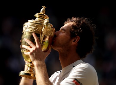 Murray stormed to victory on Centre Court.