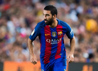 Barcelona winger Arda Turan