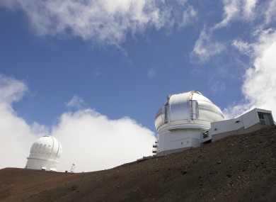 The Gemini Telescope and Canada-France-Hawaii Telescope are shown on Hawaii's Mauna Kea.