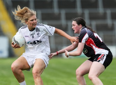 Kildare's Maria Moolick takes on Elaine O'Reilly of Sligo.