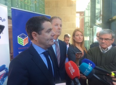 Public Expenditure and Reform Minister Paschal Donohoe tells the media he now faces a challenge of making sure there isn't a contagion effect within the public sector.
