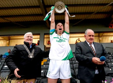 O'Loughlin Gaels captain Brian Hogan.