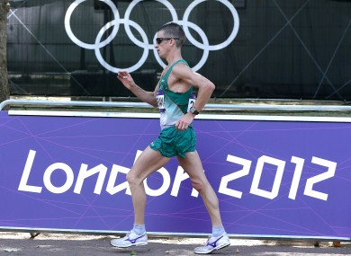Heffernan during the London Games.