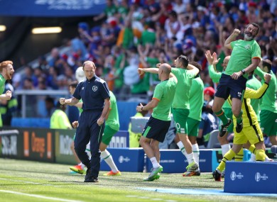 The lads are happy.