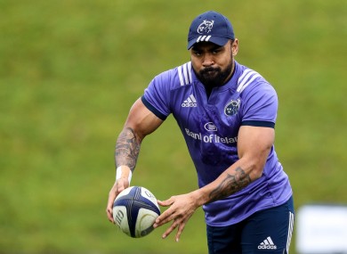 Francis Saili could set to make his long-awaited Munster return.