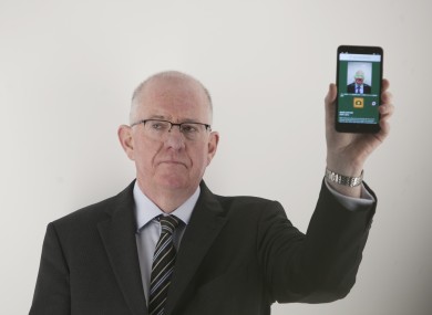 Foreign Affairs Minister Charlie Flanagan launching the passport card back in 2015.