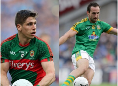 Mayo's Lee Keegan and Meath's Graham Reilly can start preparing for an All-Ireland club final.