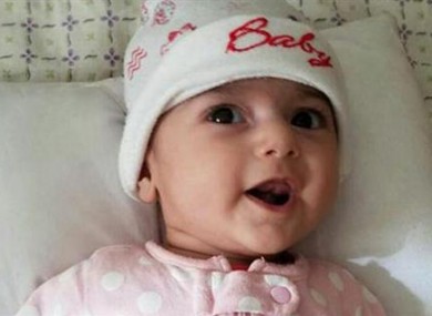Four-month-old Fatemeh Reshad suffers from a heart defect and needs live-saving surgery.