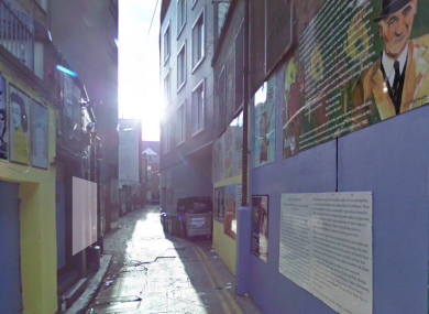 Bedford Lane in Temple Bar.