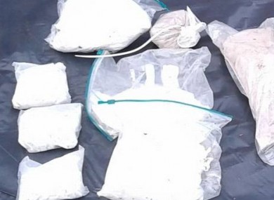 The drugs which were seized today.