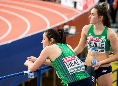 Neville and Healy were the only Irish athletes competing on day three.
