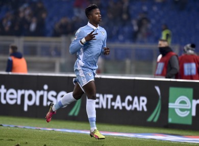 Keita Balde scored a brace for Lazio today.