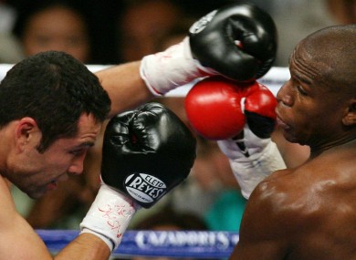 Oscar De La Hoya, Floyd Mayweather