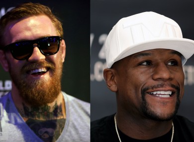 McGregor faces Mayweather in Vegas on 26 August.
