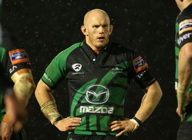Johnny O'Connor in action for Connacht in 2012.