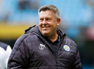 Leicester City manager Craig Shakespeare.
