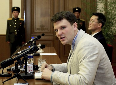 Otto Warmbier in February 2016
