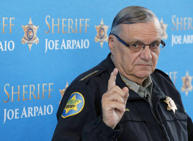 Joe Arpaio was found guilty of criminal contempt yesterday.