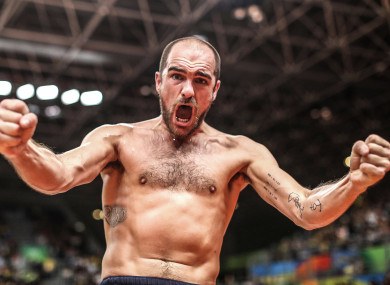 Evans after victory in Rio.