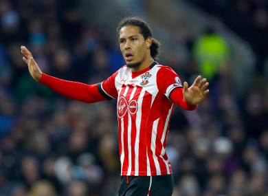 Staying put? Van Dijk.