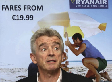 File photo of Ryanair CEO Michael O'Leary.