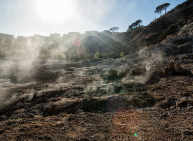 Fumarole is one of forty volcanoes that make up the Burning Fields