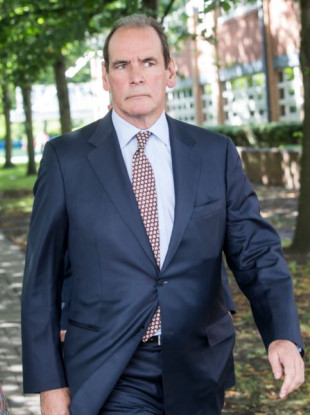 Former West Yorkshire and Merseyside chief constable Sir Norman Bettison leaving court in August