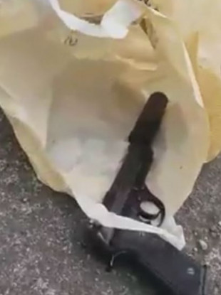 A still from video footage, which emerged following the incident in Inchicore this week.
