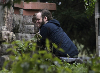 Boyle playing with his son in Canada this week