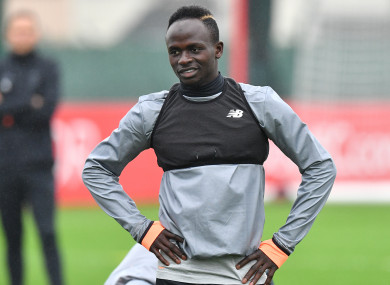 Mane picked up the injury while playing for Senegal.