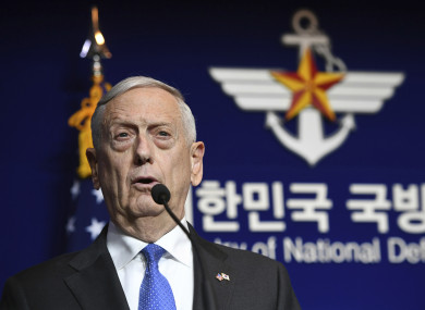 US Defense Secretary said any attack on the United States or our allies will be defeated.