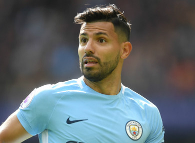 Sergio Aguero (file pic).