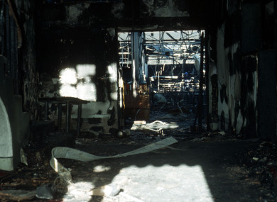 The aftermath of the Stardust fire in 1981