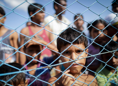 Rohingya children at a refugee camp in Bangladesh