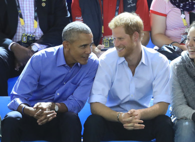 Barack Obama and Prince Harry