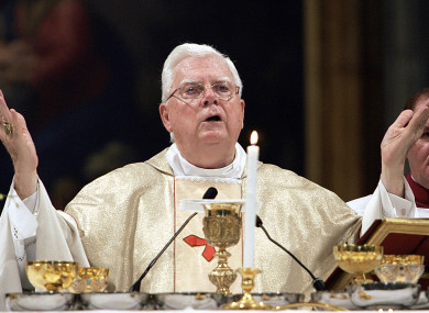 Cardinal Bernard Law.