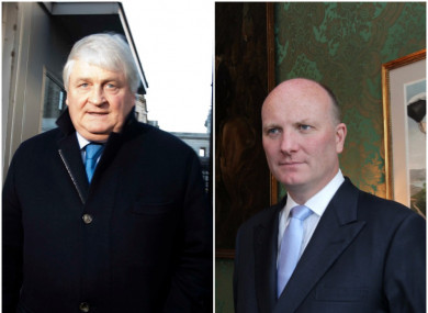 O'Brien (l) alleges Ganley (r) was part of a conspiracy against him