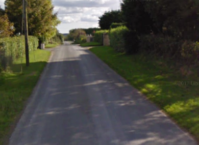 A stretch of road near to where the crash took place.