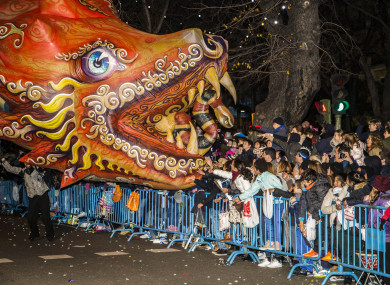 The traditional parade takes place during the eve of the Epiphany, marking the end of the Christmas festivities.