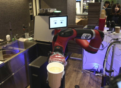 Robot barista named