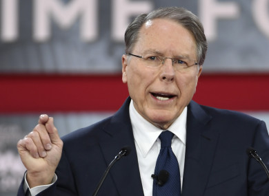 National Rifle Association (NRA) Executive Vice President Wayne LaPierre makes remarks at the Conservative Political Action Conference.