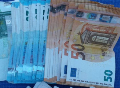 Over €28,000 in cash was seized during the raids