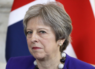 It's bad news for Theresa May.
