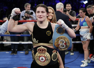 The champ champ: Katie Taylor.