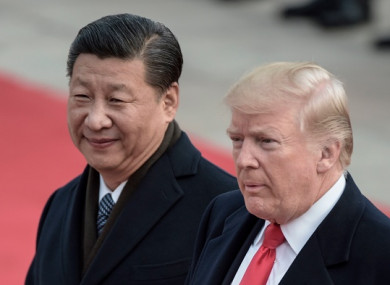 China's President Xi Jinping and US President Donald Trump