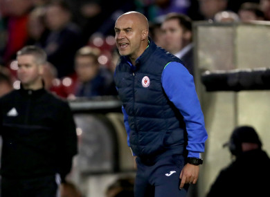 Sligo manager Gerard Lyttle.