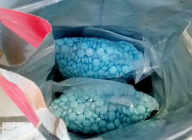 A file photo of an ecstasy seizure.