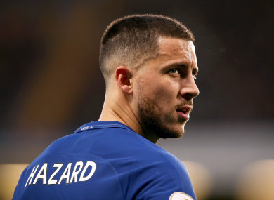 Chelsea's Eden Hazard (file pic).